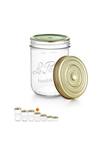Le Parfait | Familia Wiss Terrines weckpot 750 ml Ø&nbsp;100&nbsp;mm (6 stuks)