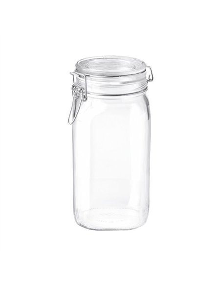 Bormioli Rocco Fido klempot 1,5 L vierkant (6 stuks)