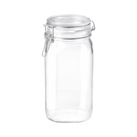 Bormioli Rocco Fido klempot 1,5 L vierkant (6 stuks)