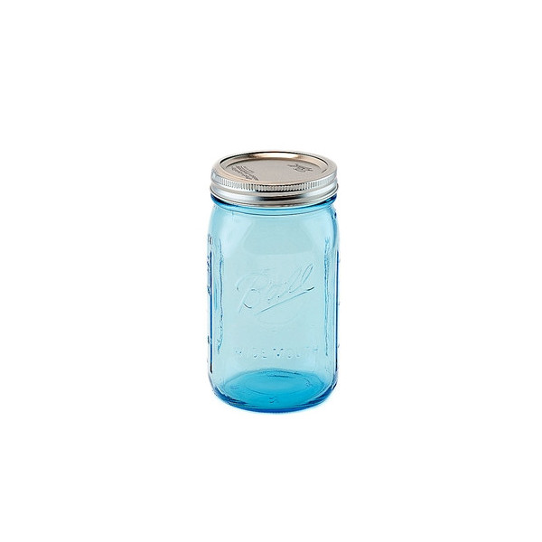 Ball | Mason Jar Elite BLUE 32 oz / 940 ml Wide Mouth (4 stuks)