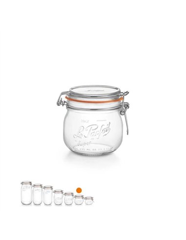 Le Parfait | Super weckpot 500 ml Ø&nbsp;85&nbsp;mm (6 stuks)