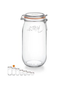 Le Parfait | Super weckpot 1,5 L ml Ø&nbsp;85&nbsp;mm (6 stuks)