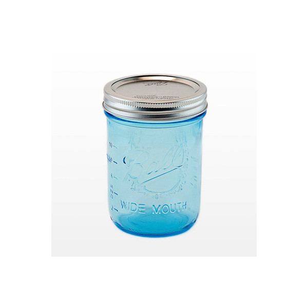 Ball | Mason Jar Elite BLUE 16 oz / 475 ml Wide Mouth (4 stuks)