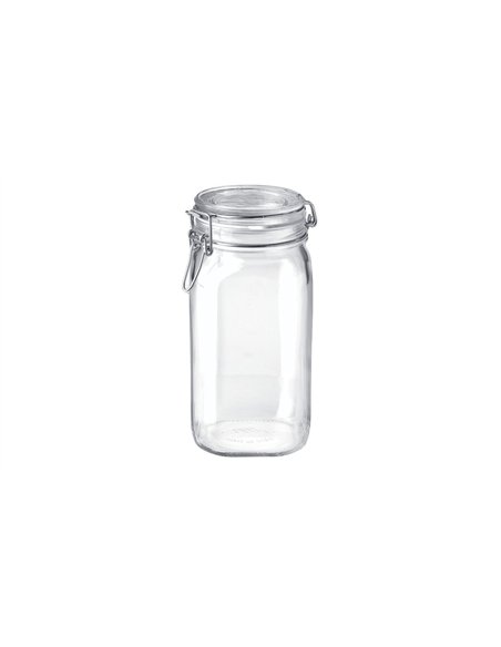 Bormioli Rocco Fido klempot vierkant 1,5l (6 stuks) 