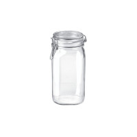Bormioli Rocco Fido klempot vierkant 1,5l (6 stuks) 