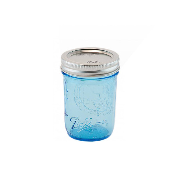 Ball | Mason Jar Elite BLUE 8 oz / 240 ml Regular Mouth (1 stuks)