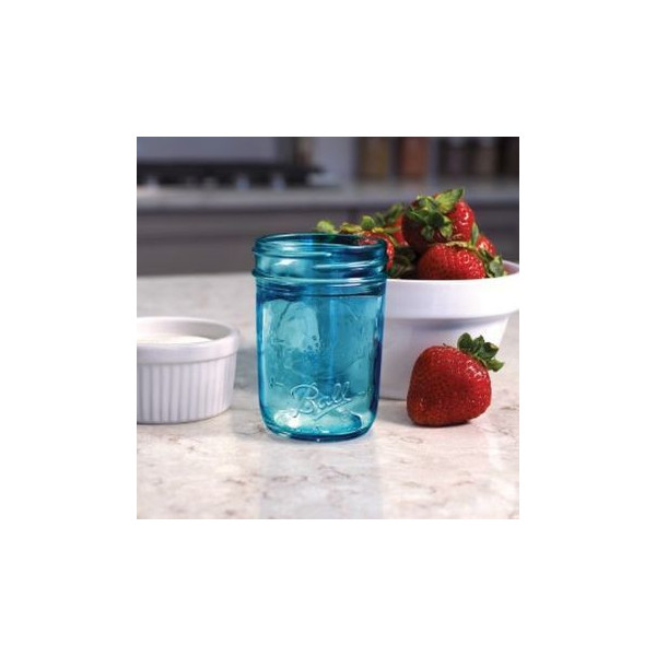 Ball | Mason Jar Elite BLUE 8 oz / 240 ml Regular Mouth (1 stuks) 2