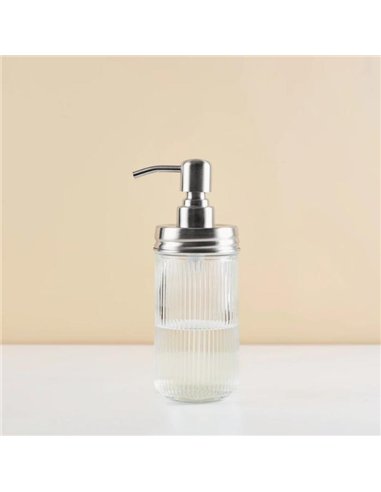 Ripple Mason Jar Regular 0,4 L - incl. RVS deksel (1 st.)