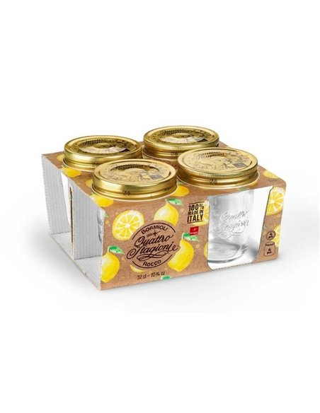 Bormioli Rocco Quattro Stagioni Weckpot Wide 320 ml (4 pack)