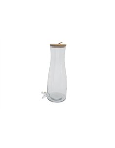 Cosy & Trendy | Sapdispenser Glas met Houten Deksel 4,7 L
