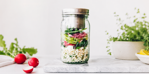 Meal prep in Mason Jars: zo blijft je eten lekker en knapperig