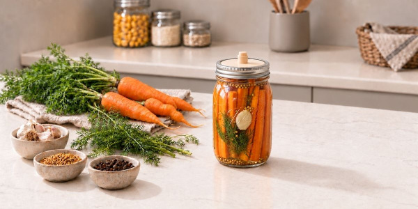 Gefermenteerde wortelsticks: het perfecte eerste fermentatierecept