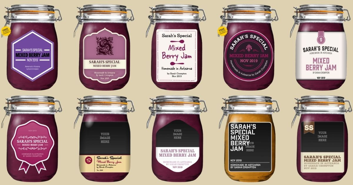 Gratis etiketten voor Mason Jar of Weckpot